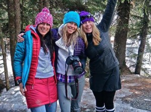 Lynsey Dyer & Glacier City Media had a blast producing and interviewing Karen Girouard, Speed Flyer from Canada for Pretty Faces.  From left to right, Karen Girouard, Lynsey Dyer and Shannon Erickson.